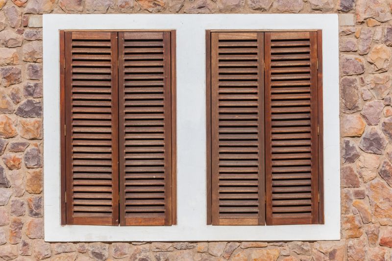 Wood Shutter Installation
