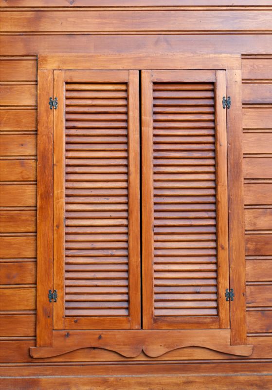 Wood Shutter Installation
