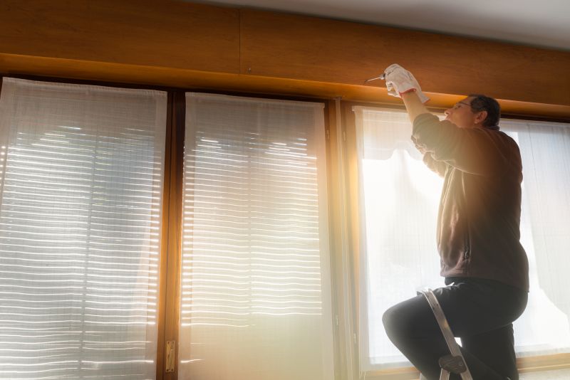 Wood Shutter Installation in Spring